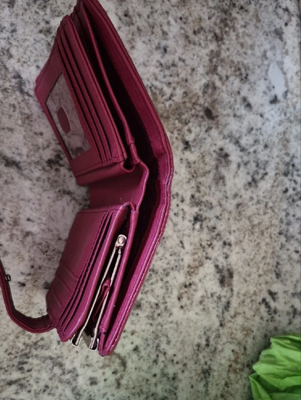 Red Genuine Leather Wallet